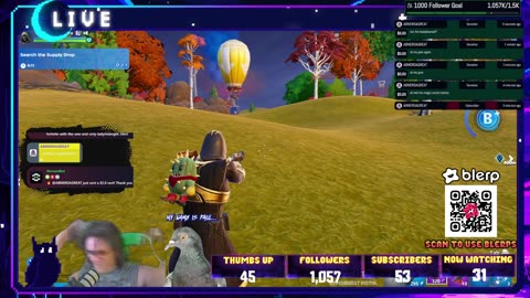 Gaming w/ PER·SE·VER·ANCE | Fortnite with the one and only LadyMidnight |
