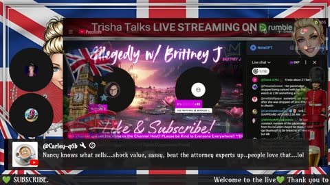 TRISHA TALKS YOUTUBE RECORDING....09/02/2026