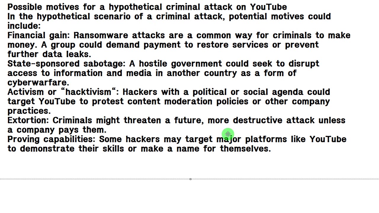 2025년 10월 16일 전세계적으로 발생한 유튜브 서비스 문제에 대하여