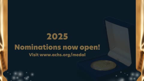 ACHS Medal Award 2025