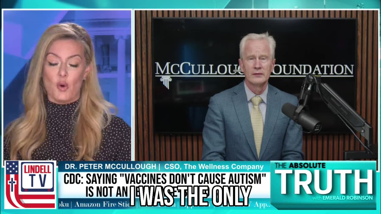 CDC Pulls Back False Statement "Vaccines Do Not Cause Autism" after McCullough™ Foundation Report
