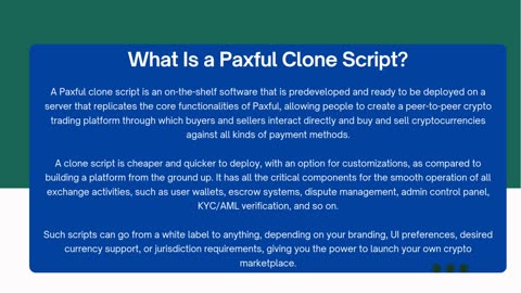 Why Use a Paxful Clone Script to Build a Crypto Exchange?