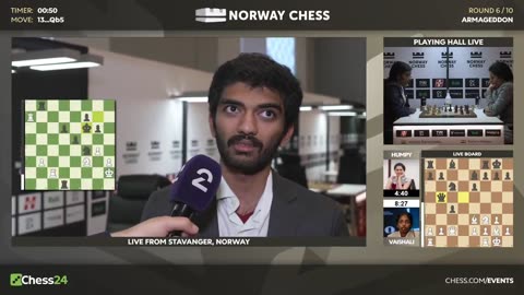 Gukesh: "99 out of 100 times I would lose. Just a lucky day!"