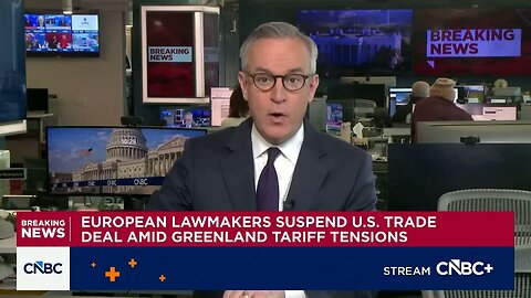 European lawmakers suspend U.S. trade deal amid Greenland tariff tensions
