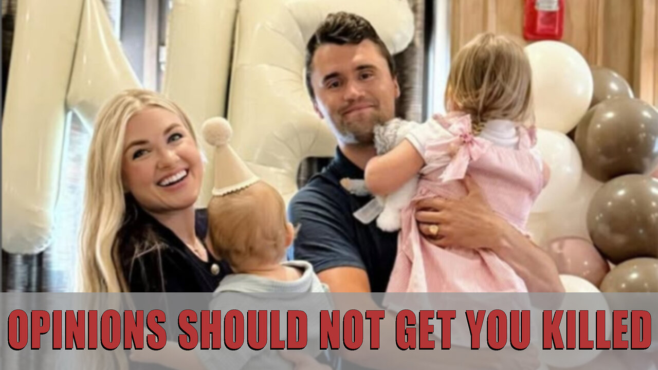 I need to talk about Charlie Kirk