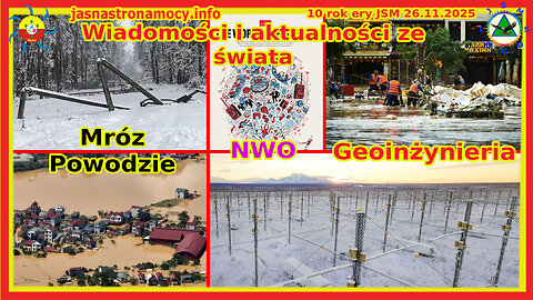 Wiadomości i aktualności ze świata Geoinżynieria Mróz Powodzie NWO