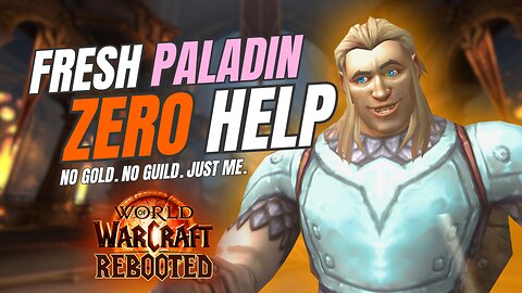 Fresh Paladin. Zero Help. Just Vibes