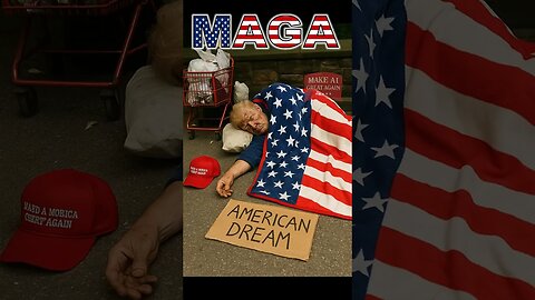 MAKE AMERICA POOR AGAIN #trump #donaldtrump #maga #meme #homeless #ai #parody #fyp