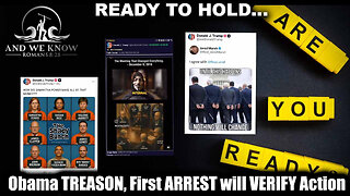 AND. Obama TREASON, First ARREST. 7-21-25-AT-1PM-CST-45-EST