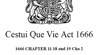 THE LAW OF THE PRESUMED DEAD - HIDDEN SINCE 1666