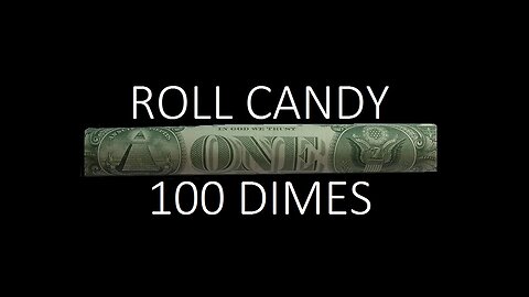 Dollar Origami Roll Candy 100 Dimes Inside Money Origami Dollar Design © #DrPhu