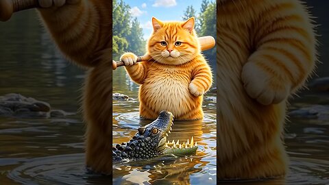 Ai animated Cat funny video
