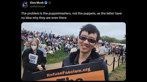 Elon Musk: The problem is the puppetmasters, not the puppets