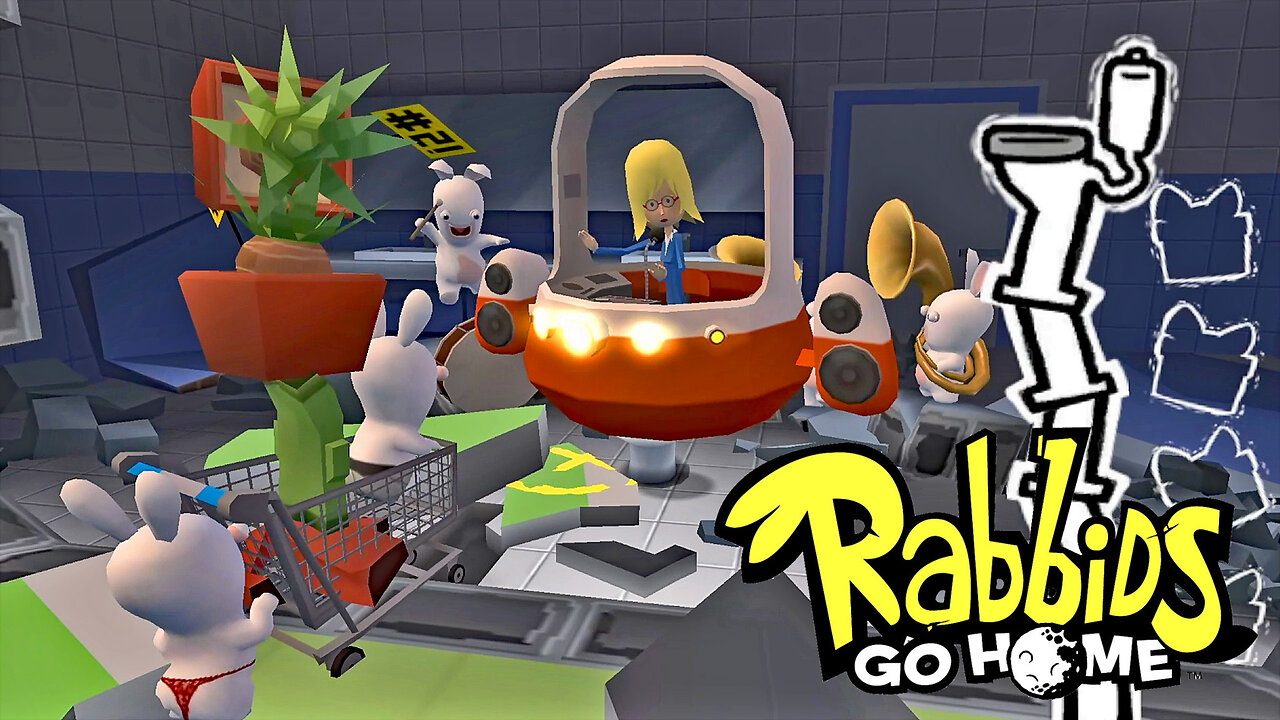 Bunnies Kidnap A DJ! Rabbids Go Home Part 4