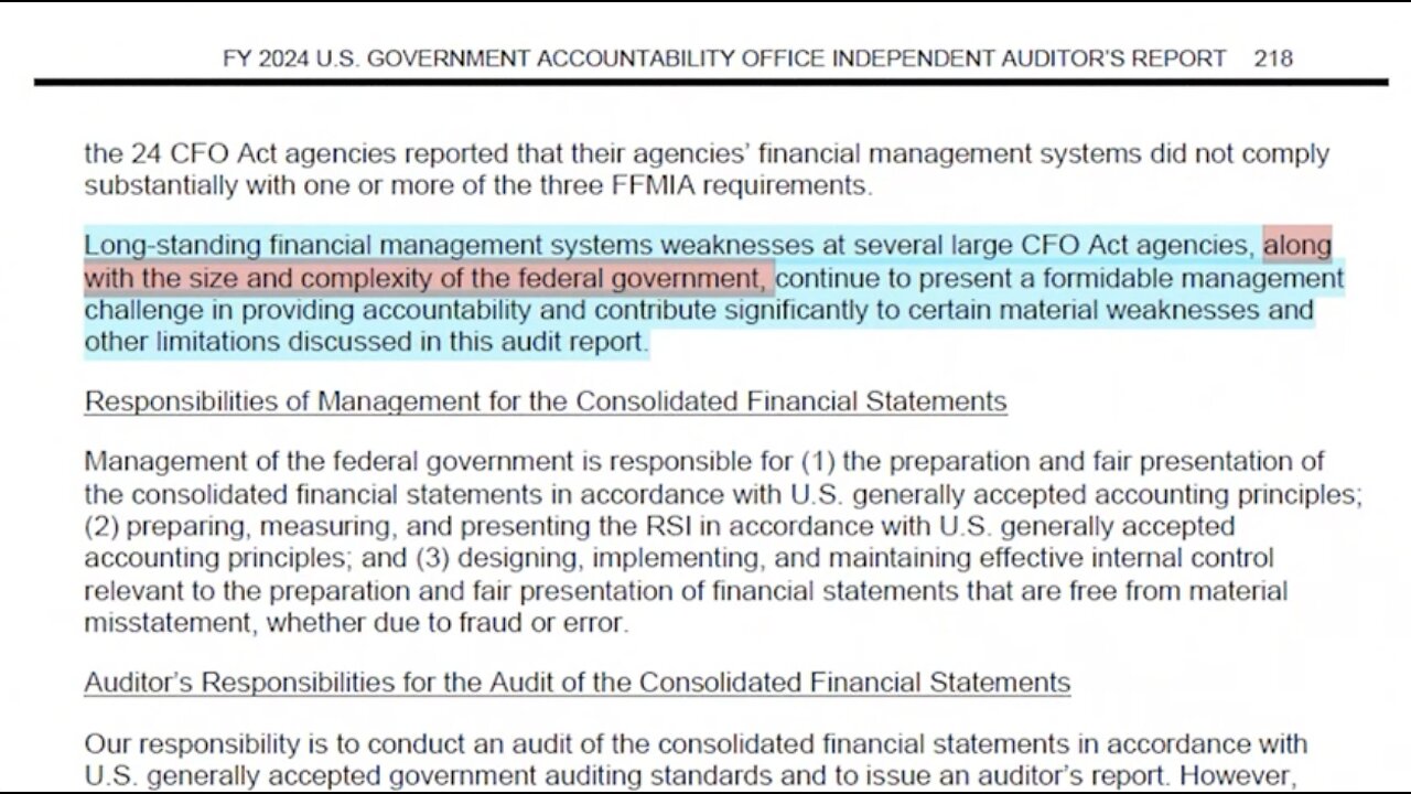 The Government Admitted It Is Too Big to Ever Be Accountable to Us