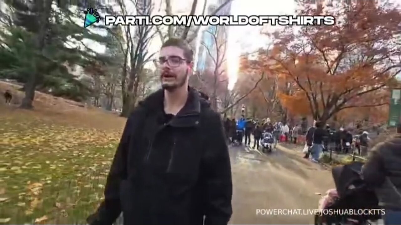 🛑 JOSH BLOCK WORLDOFTSHIRTS & TONY BAME TAKE A WALK THROUGH CENTRAL PARK IN NY CITY 12-6-25