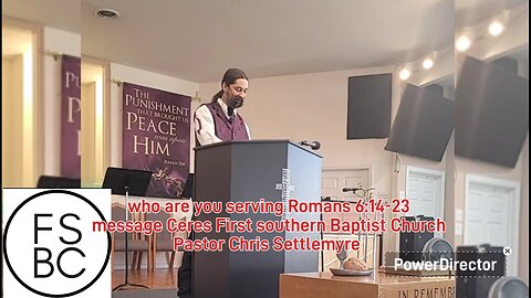who are you serving Romans 6:14-23 Ceres First southern Baptist Church Pastor Chris Settlemyre