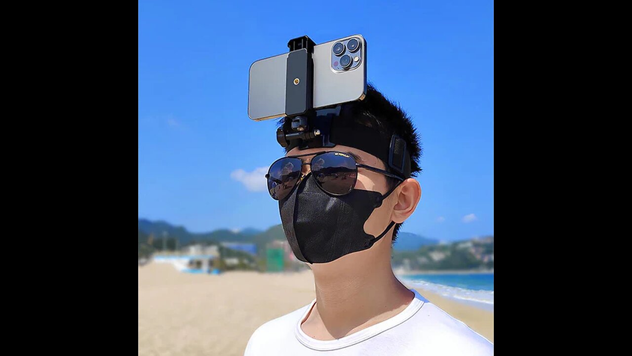 Head-Mounted Mobile Phone Stand
