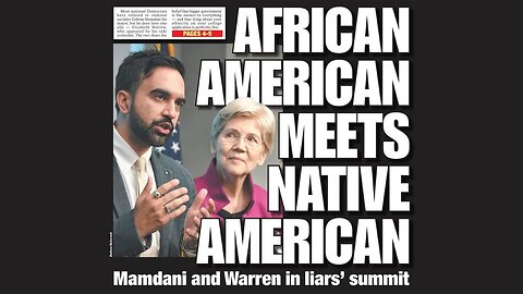Sen. Elizabeth "Pocahontas" Warren Gushes Over Zohran Mamdani…As Other High-Profile Dems Stay Silent