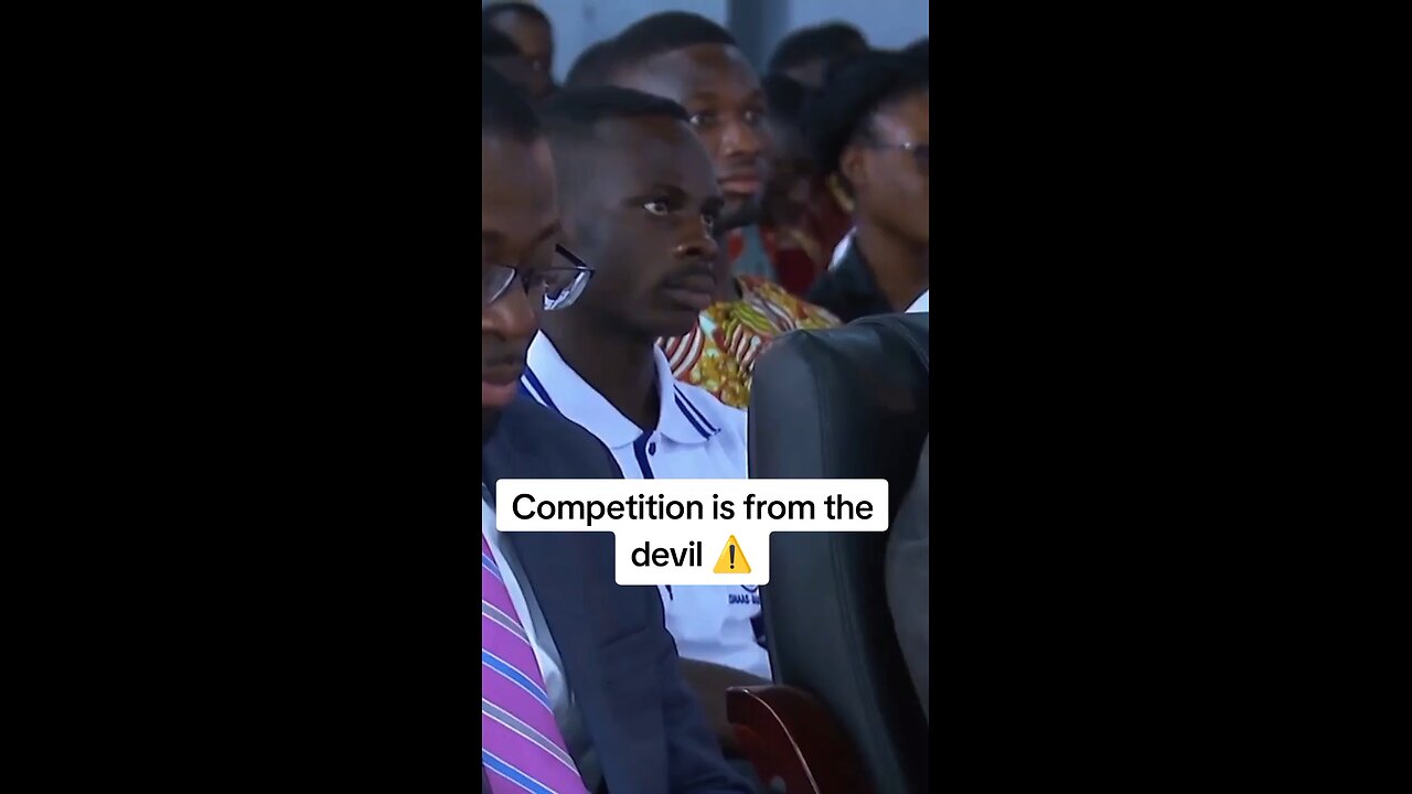 Competition is satanic!
