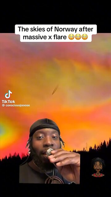 The Sky’s Of Norway After An X-Flare