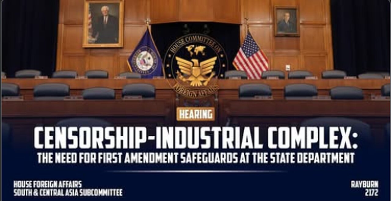 Censorship-Industrial Complex: The Need for First Amendment Safeguards at the State Department