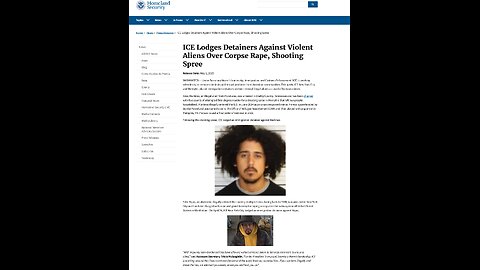 ICE Lodges Detainer Against Illegal that R@ped a CORPSE on the NYC subway