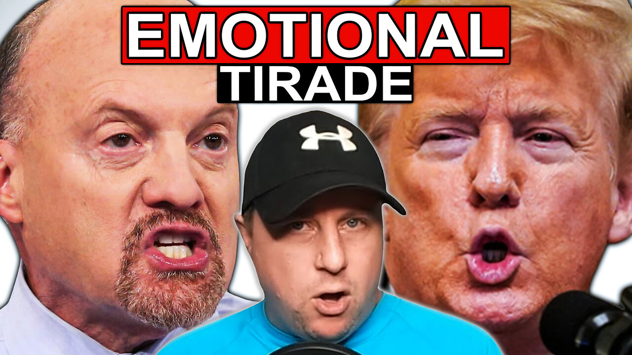 CNBC Jim Cramer MELTDOWN & Claims Donald Trump CRASHING Stock Market
