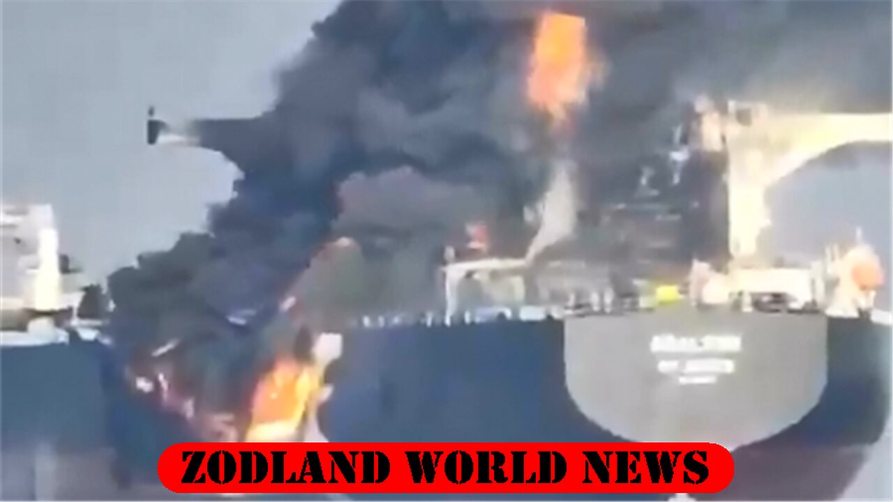 ►🚨▶⚡️🇮🇱⚔️🇮🇷 Gulf of Oman: Post Collision Images of Oil Tanker ADALYNN (IMO #9231767)