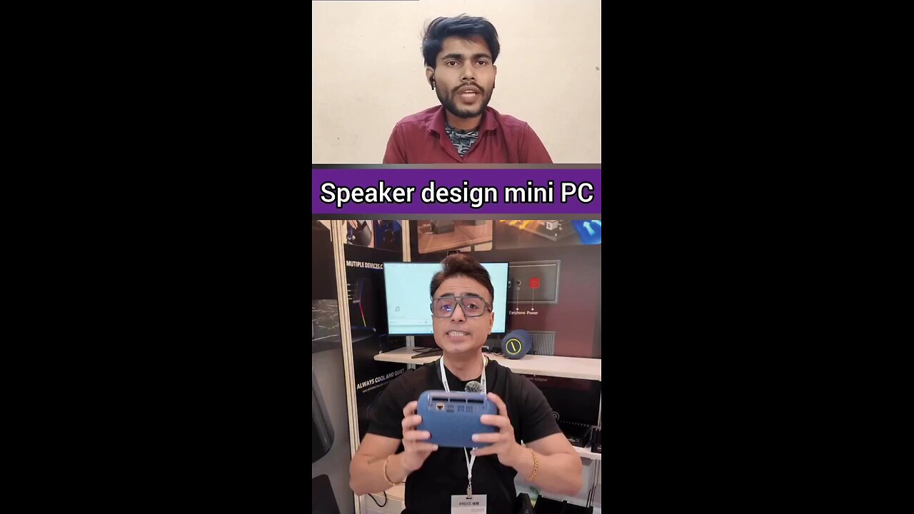 Speaker design mini PC