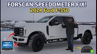 2024 F350 Speedo Correction