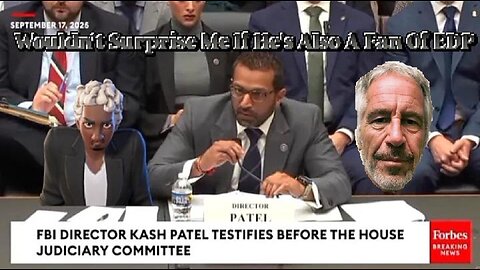 FBI Director "Kash Patel" Tries To Cover Up The Epstein List