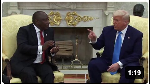 Donald Trump: "But why wouldn't you arrest that man? That man said 'kill the white farmers' and then he danced."