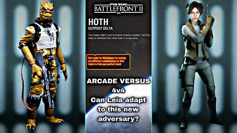 XB1X Star Wars Battlefront 2 G311, 2P local splitscreen Arcade on Outpost Delta, Boosk!