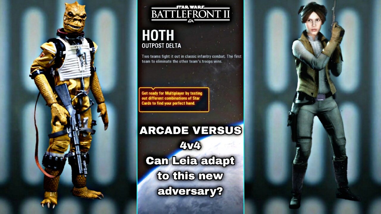 XB1X Star Wars Battlefront 2 G311, 2P local splitscreen Arcade on Outpost Delta, Boosk!