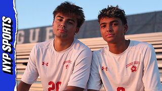 Dylan Lopez returns to Connetquot soccer as pro player with twin brother by his side