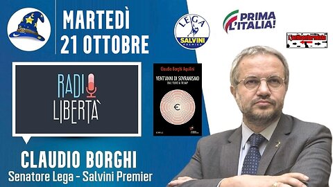 🔴 101ª Puntata della rubrica "Scuola di Magia" di Claudio Borghi su Radio Libertà (21.10.2025)