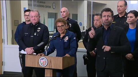 Karen Bass Announces LA Curfew