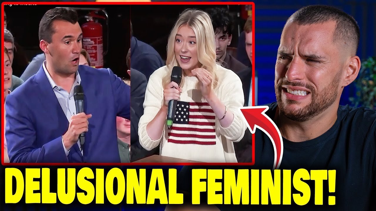 Charlie Kirk Goes HEAD-TO-HEAD with Woke Feminist at Oxford!