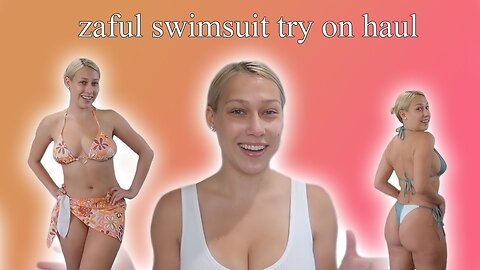 Zaful Swimsuit Try On Haul & Review