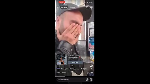 Pred gets caught in a phonebox and starts crying - Sinan