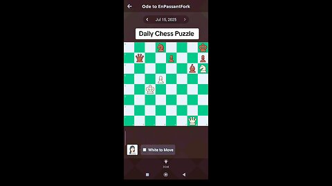 Daily Chess Puzzle 15.07.2025
