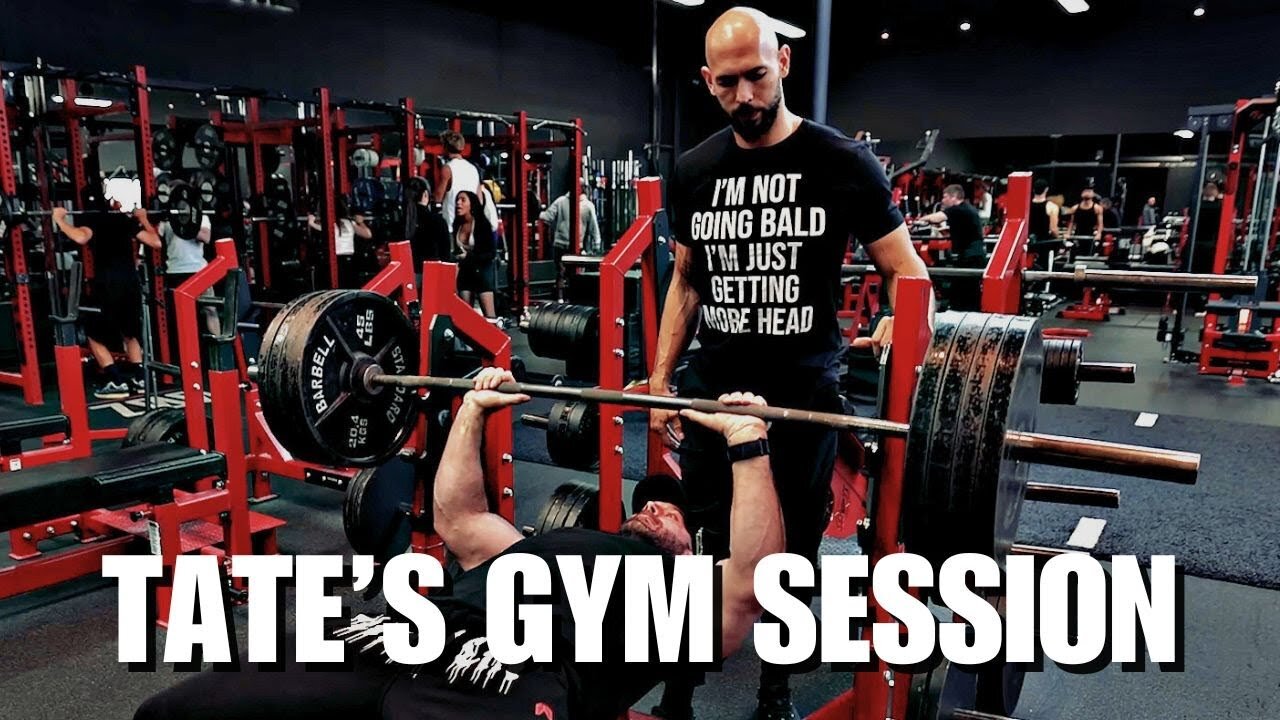 Andrew Tate's Gym Session with Bradley Martyn