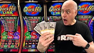 MY LARGEST JACKPOT WIN ON QUICK HIT LINK GEMS!