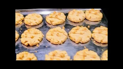 🎁🧺🍪 Easy Peanut Butter Cookies 5 Pound Batch For The Gift Baskets!