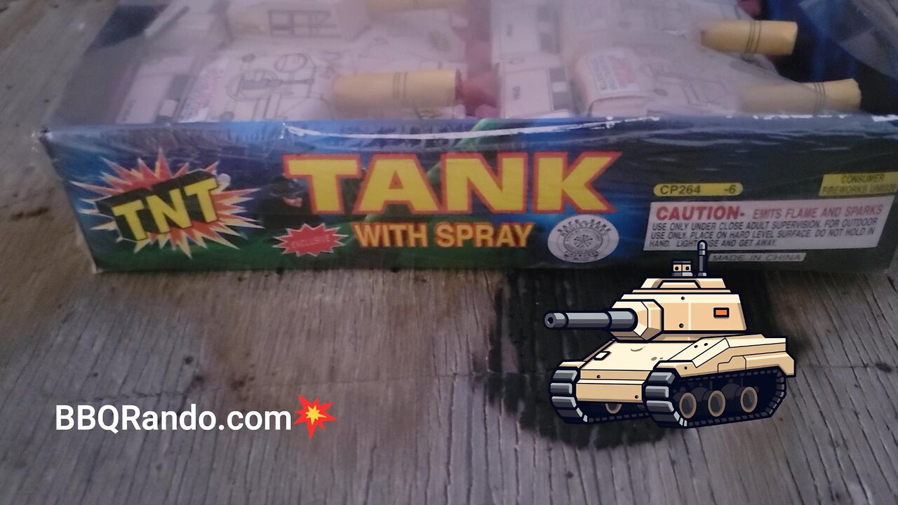 Tank with Spray - TNT Fireworks