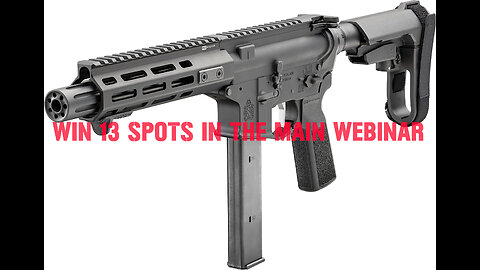 SAINT VICTOR 9MM 8.5″ MINI #3 FOR THE LAST 13 SPOTS IN THE MAIN WEBINAR
