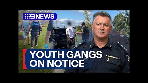 Victorian Police issue anti-association orders on youth gang members 9 News Australia