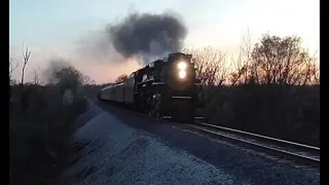 Nickel Plate Road 765 Steam Locomotive Ferry Move on W&LE Medina, Ohio April 22, 2025