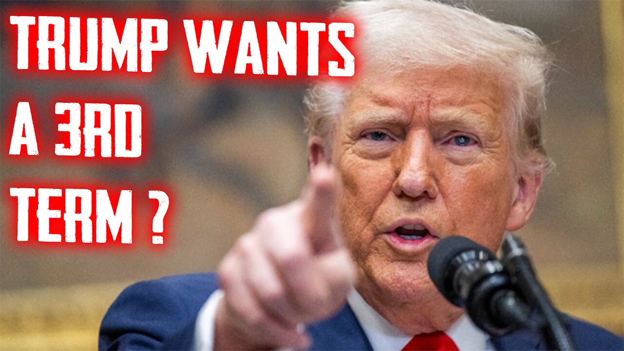 TRUMP Wants a 3rd TERM ? Not a Joke